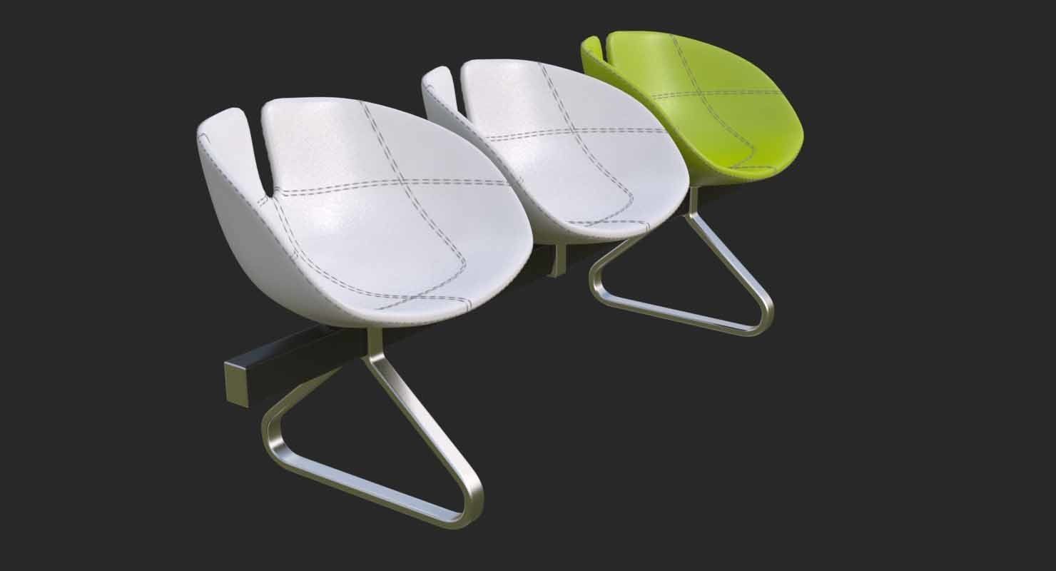 Fjord Bench Sistema Mental Ray 3D model_23