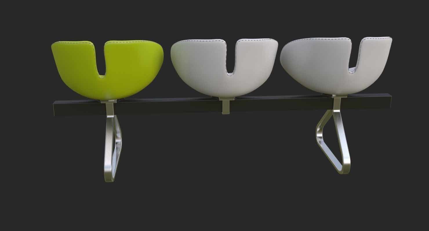 Fjord Bench Sistema Mental Ray 3D model_36