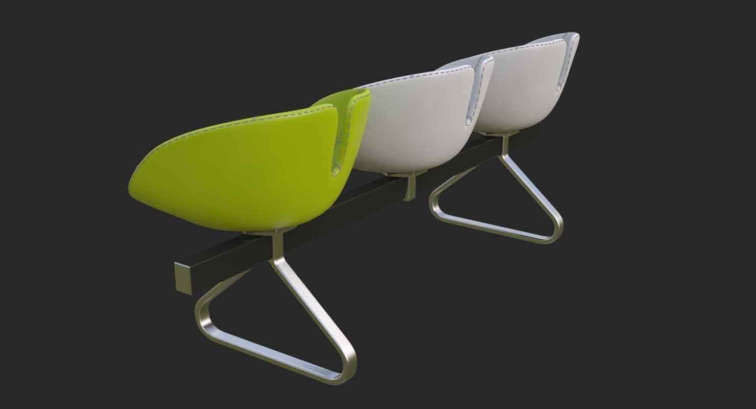Fjord Bench Sistema Mental Ray 3D model_41
