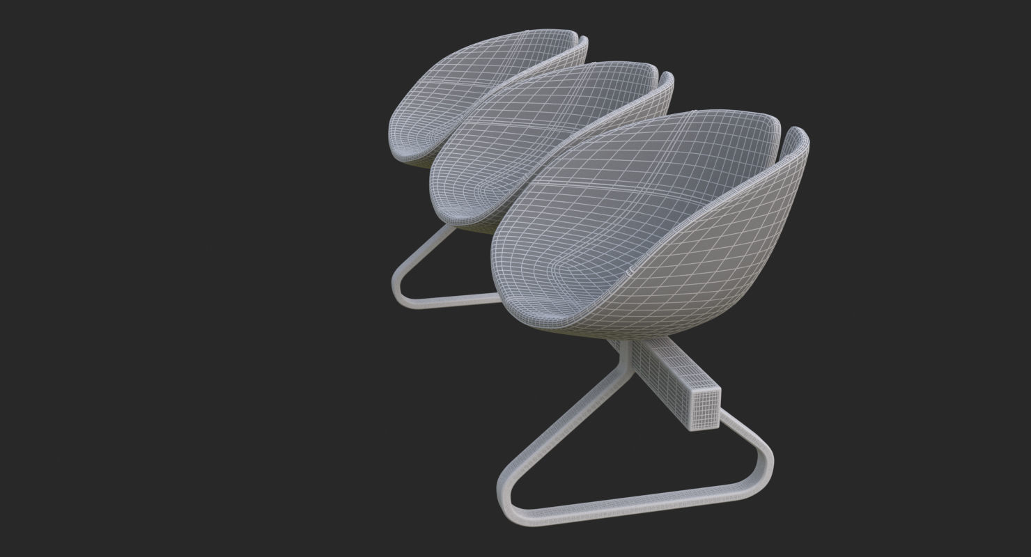 Fjord Bench Sistema Mental Ray 3D model_82