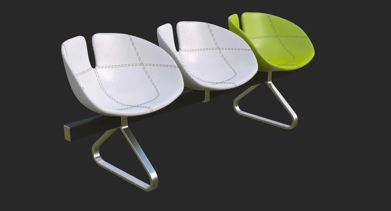 Fjord Bench Sistema Mental Ray 3D model_22