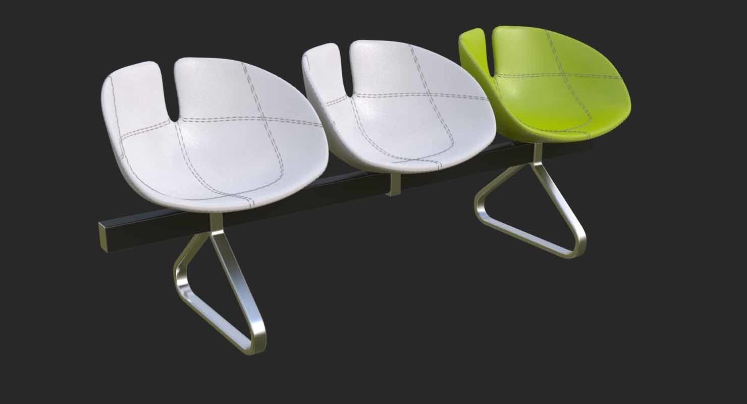 Fjord Bench Sistema Mental Ray 3D model_21