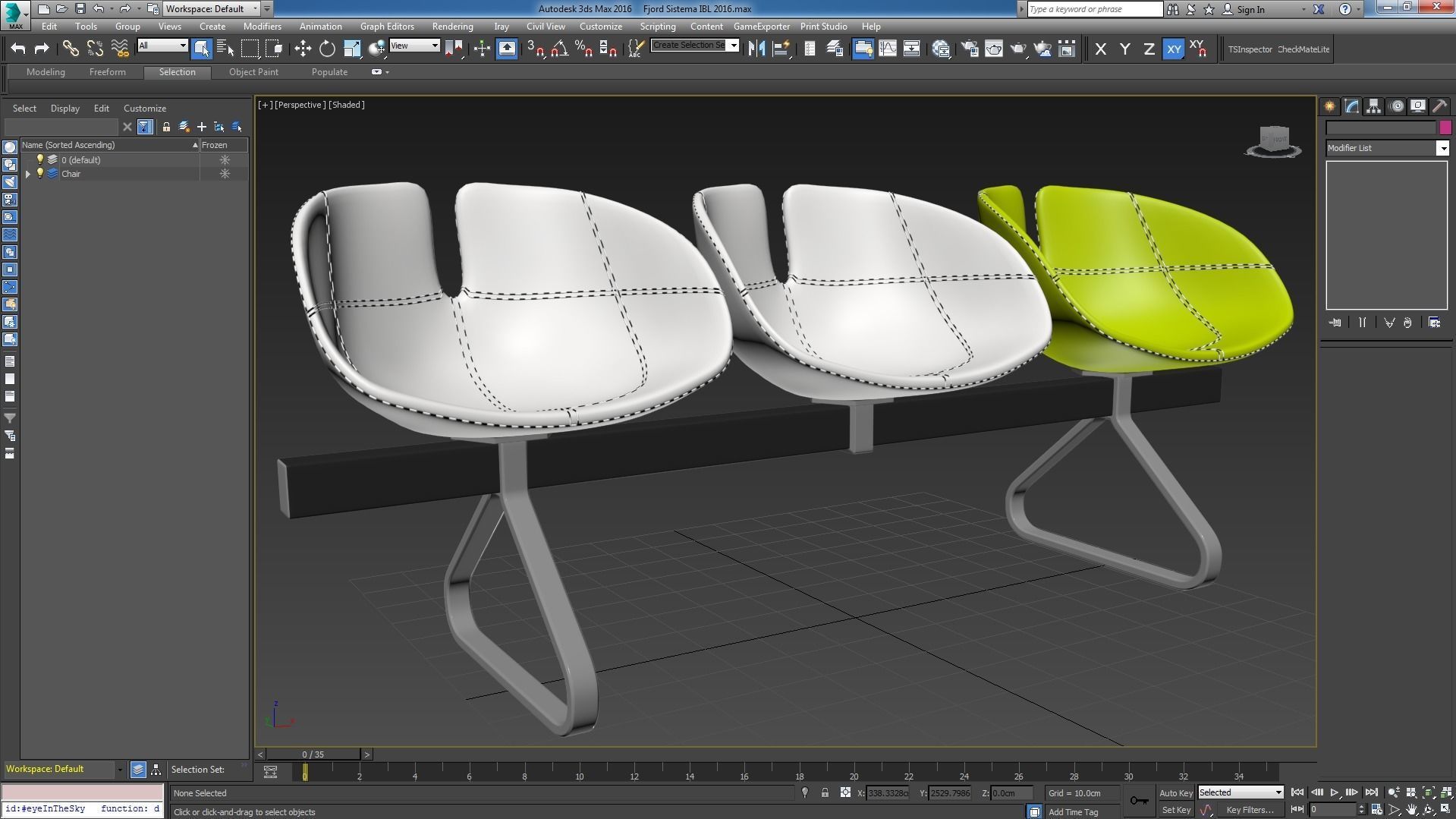 Fjord Bench Sistema Mental Ray 3D model_20