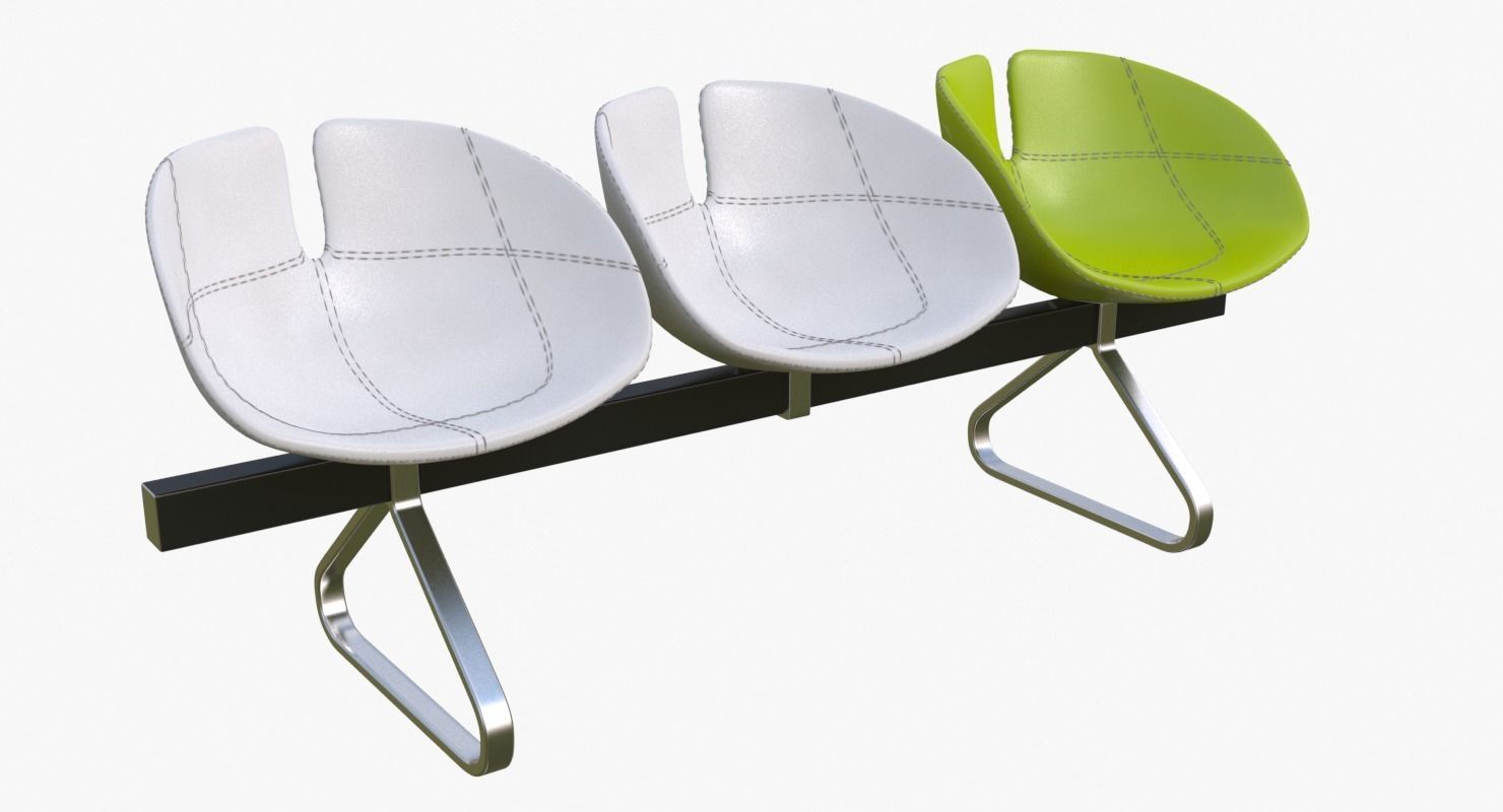 Fjord Bench Sistema Mental Ray 3D model_1