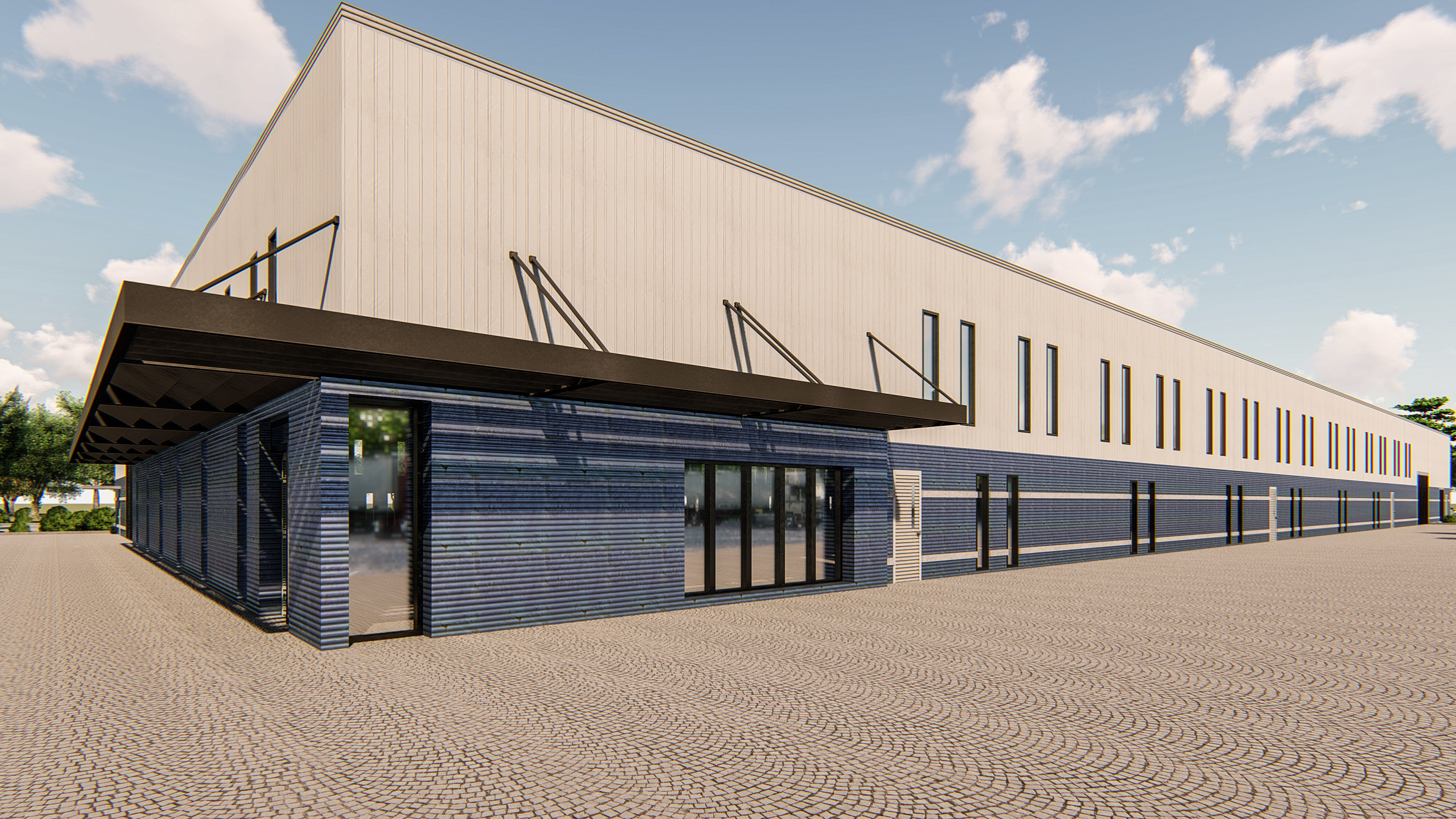 Ware house Design and render in lumion 3D model_1