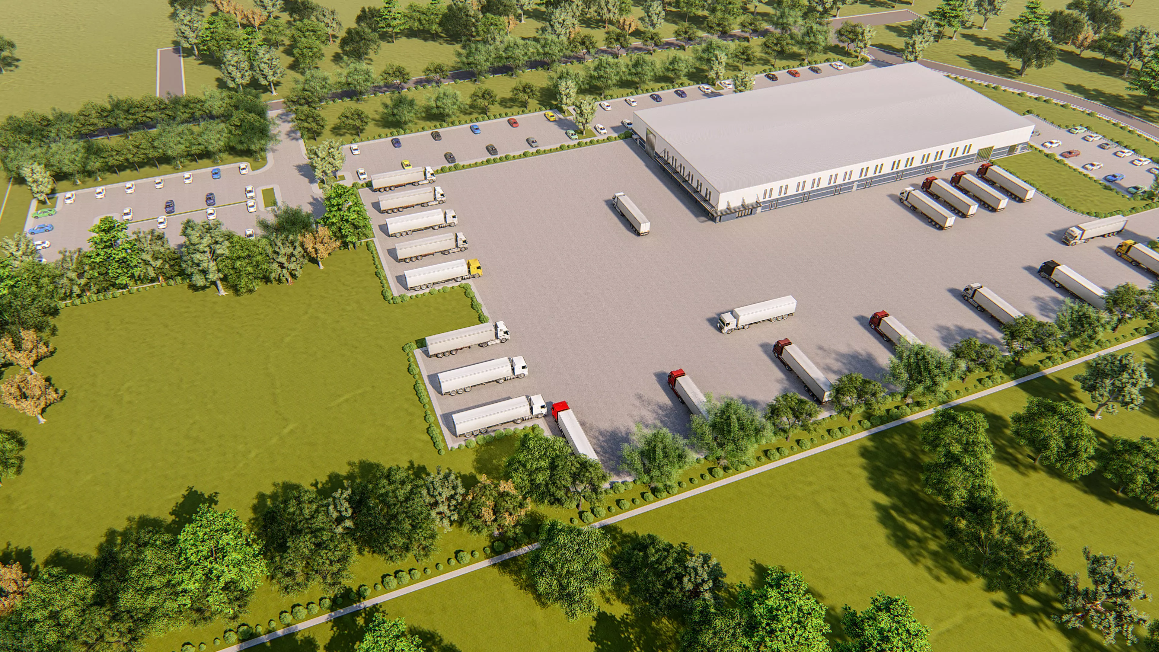 Ware house Design and render in lumion 3D model_0