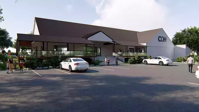 Church Building redesign and render in lumion 8