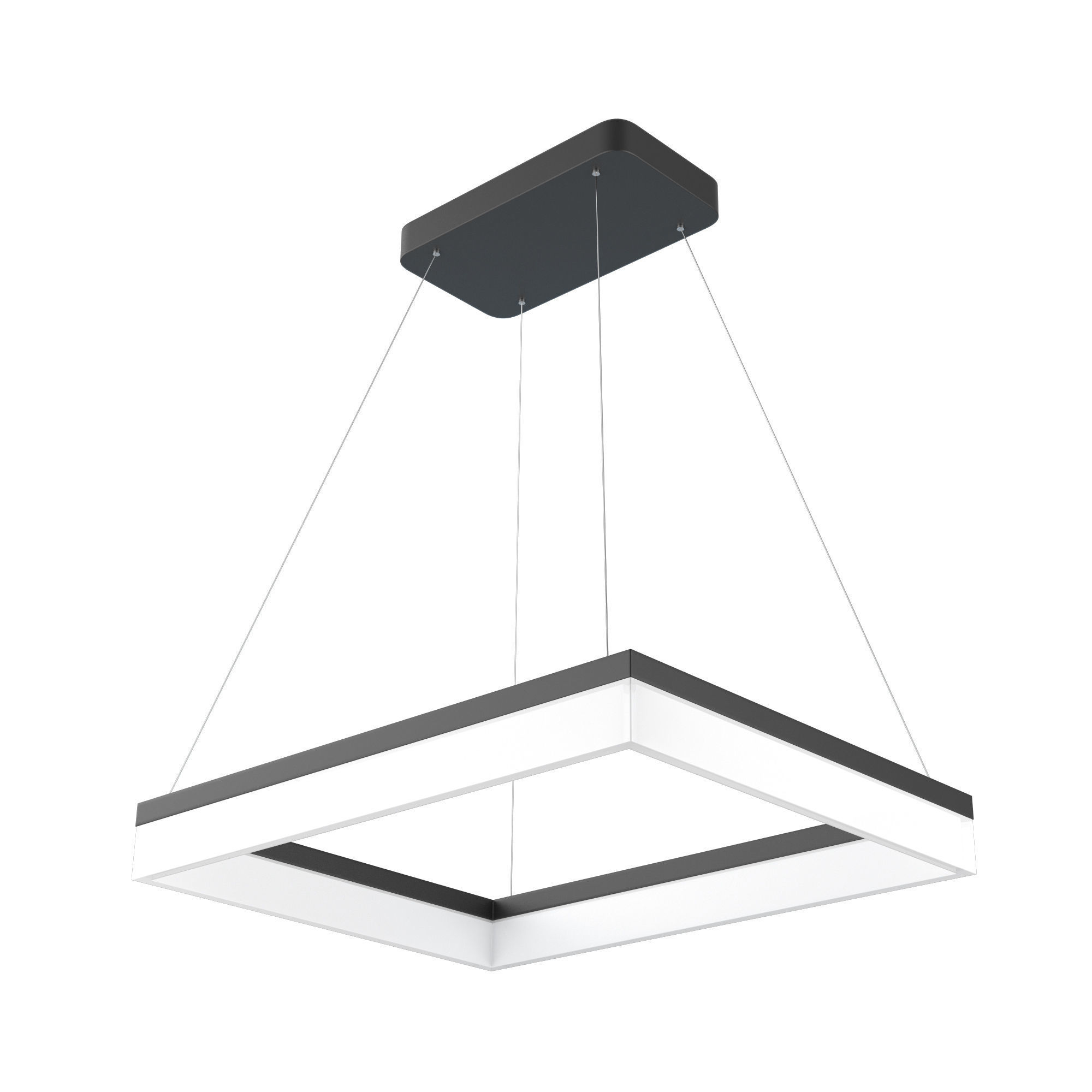 Light 7 model square led pendant 3D model_2