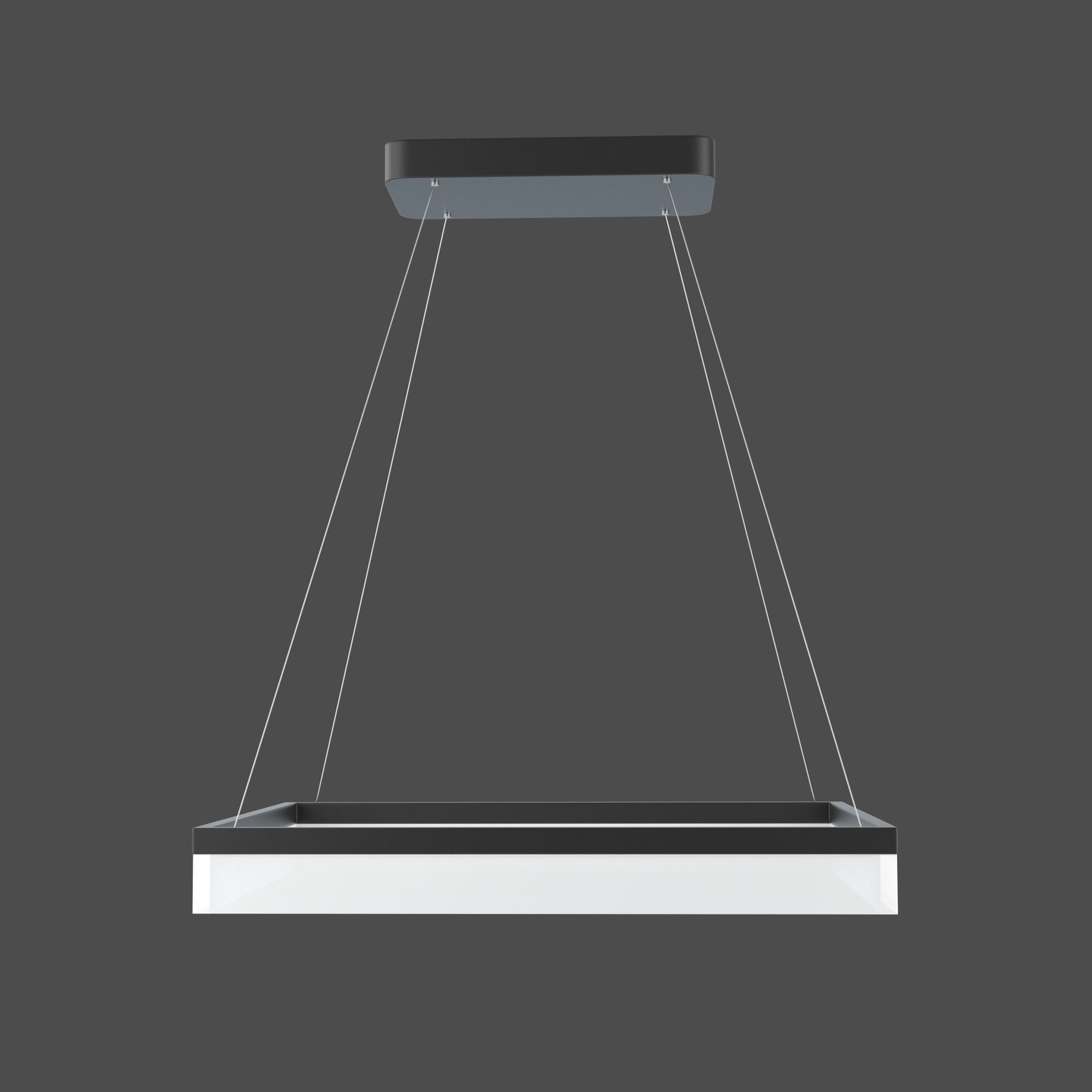 Light 7 model square led pendant 3D model_1