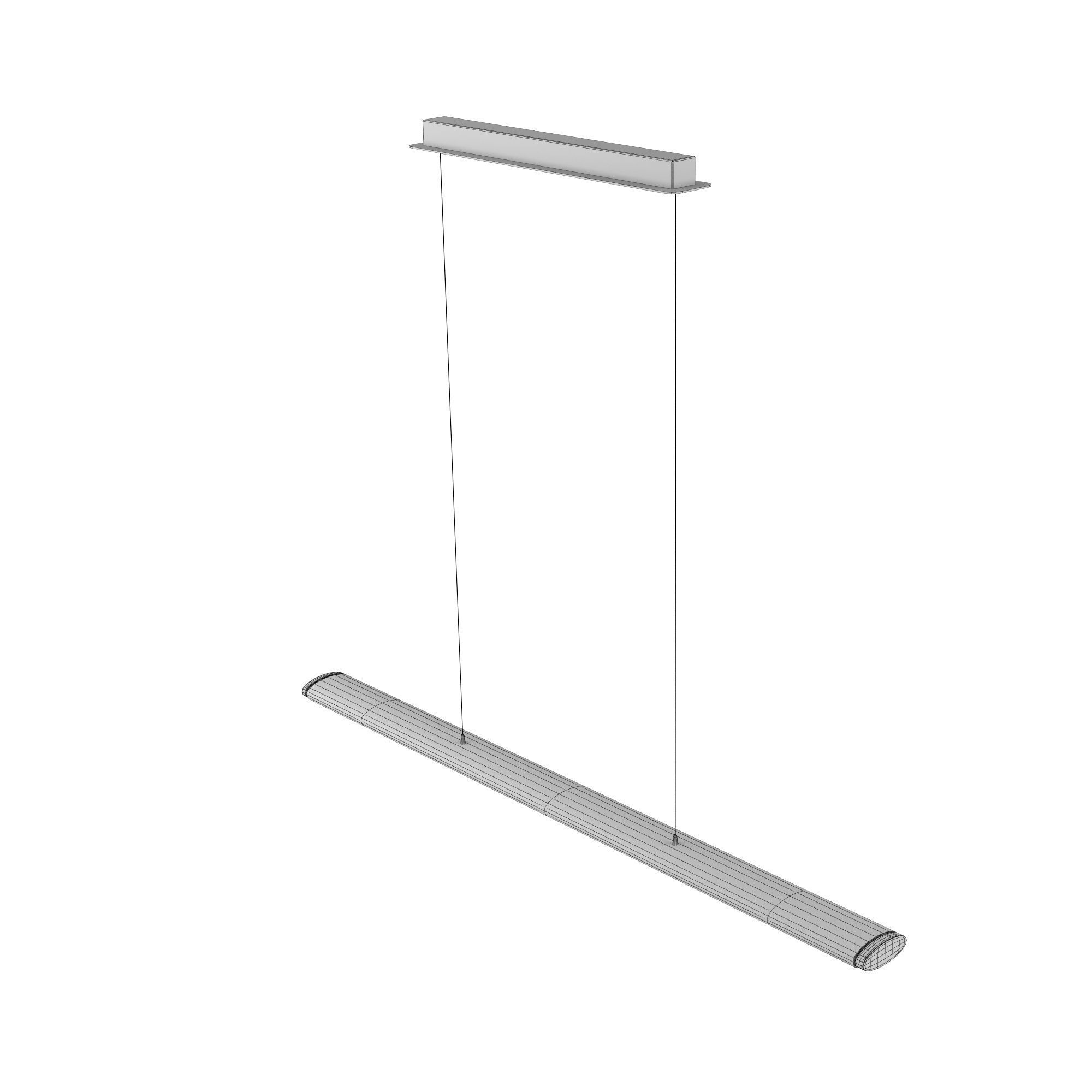 Light 9 model led linear pendant 3D model_5