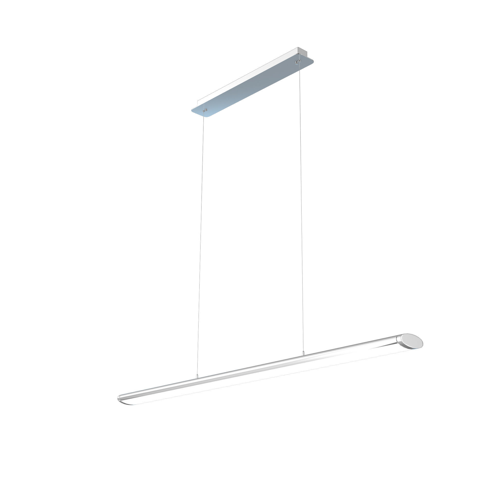 Light 9 model led linear pendant 3D model_3