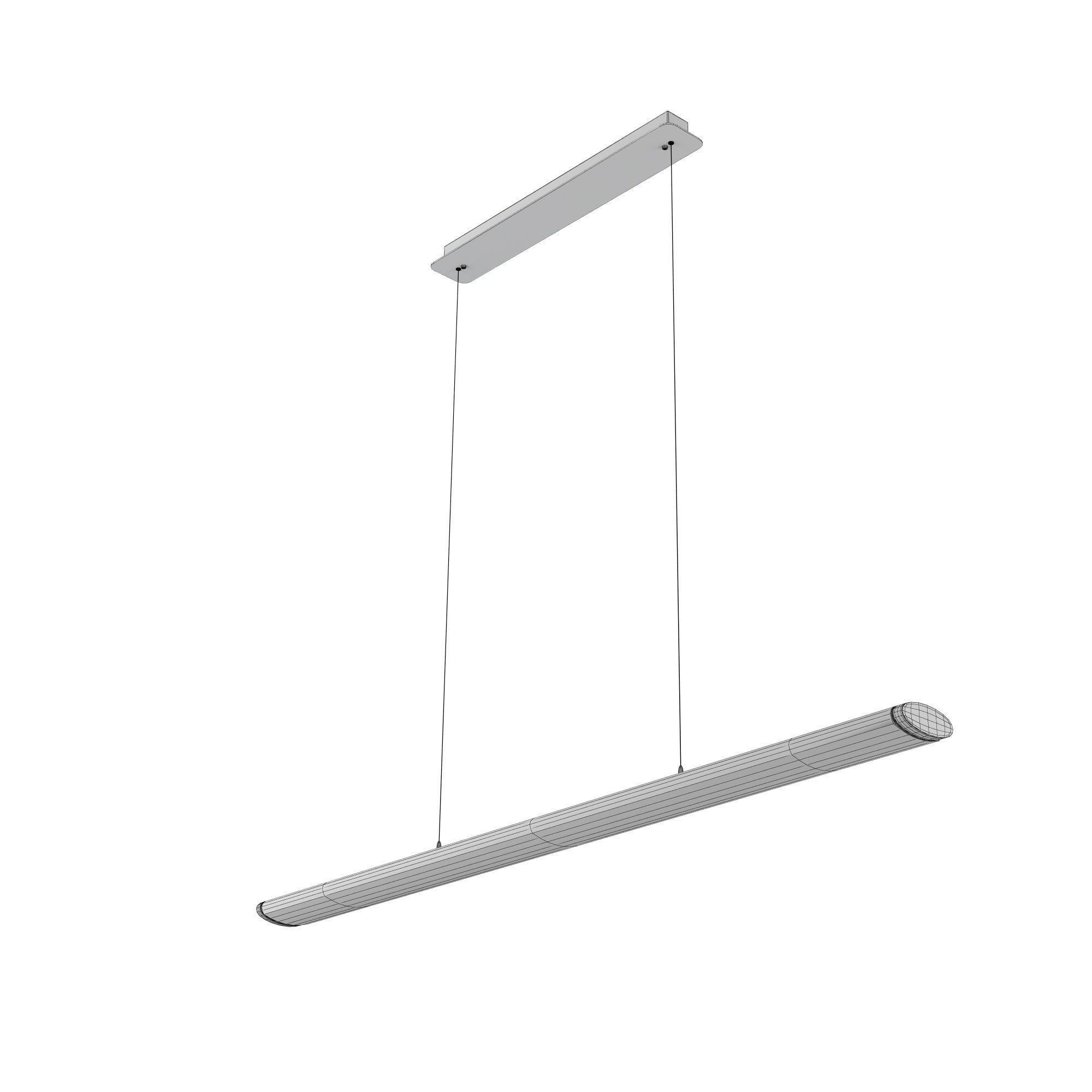 Light 9 model led linear pendant 3D model_6