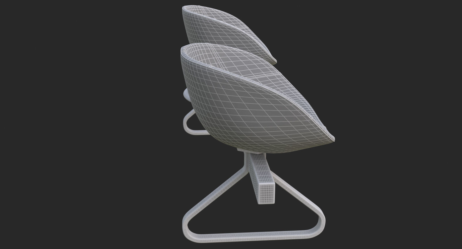 Fjord Bench Sistema Two Table Mental Ray 3D model_66