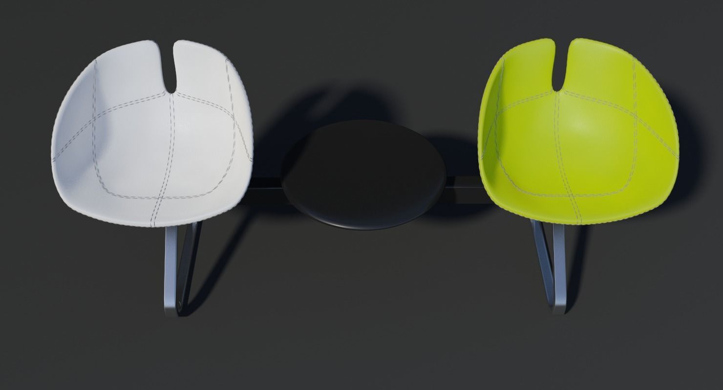 Fjord Bench Sistema Two Table Mental Ray 3D model_19