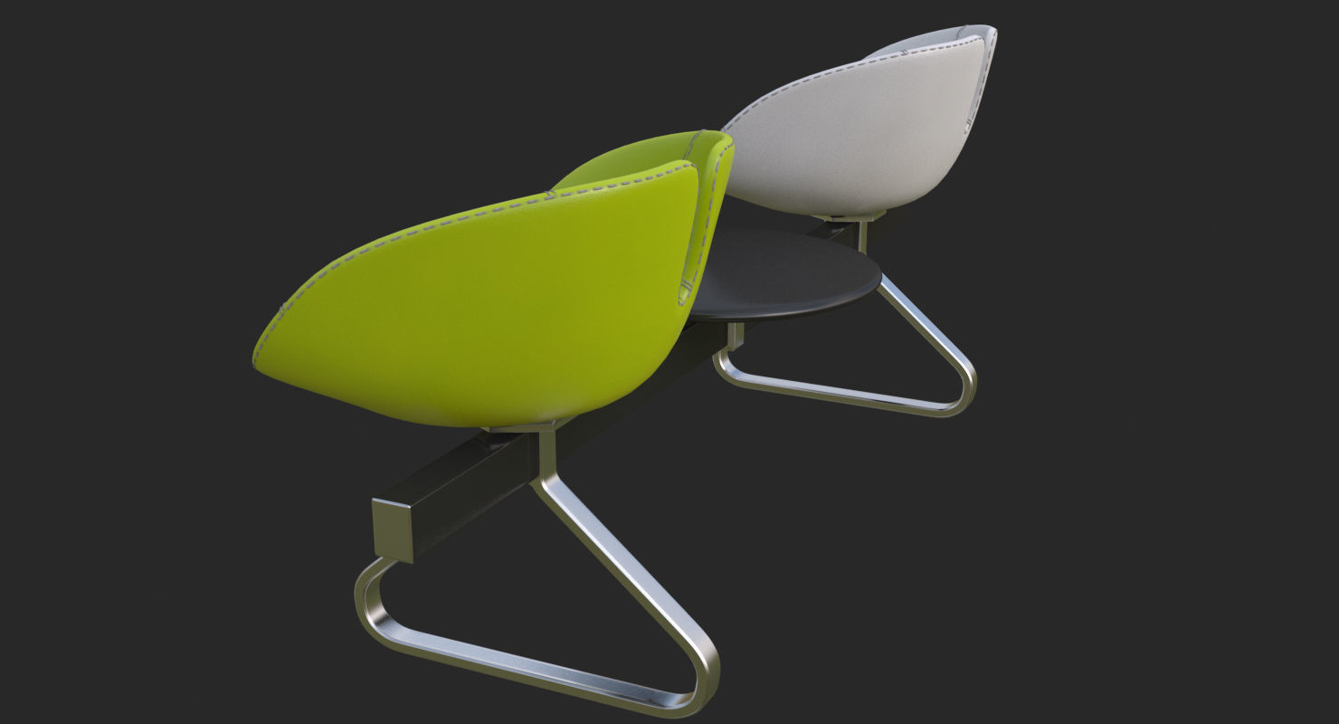 Fjord Bench Sistema Two Table Mental Ray 3D model_45