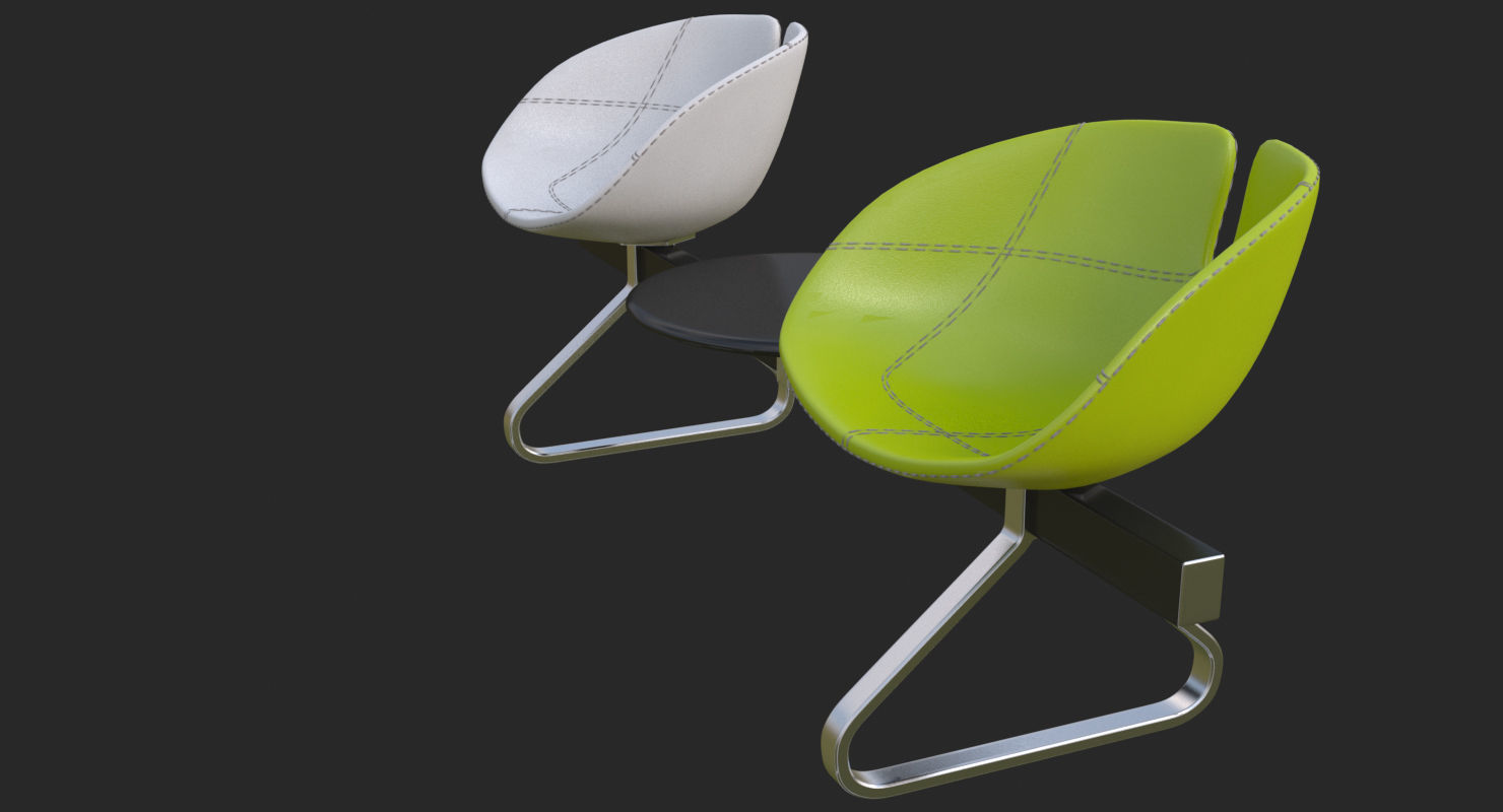 Fjord Bench Sistema Two Table Mental Ray 3D model_50