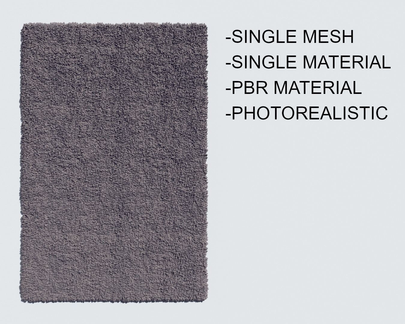 carpet hampen 3D model_2