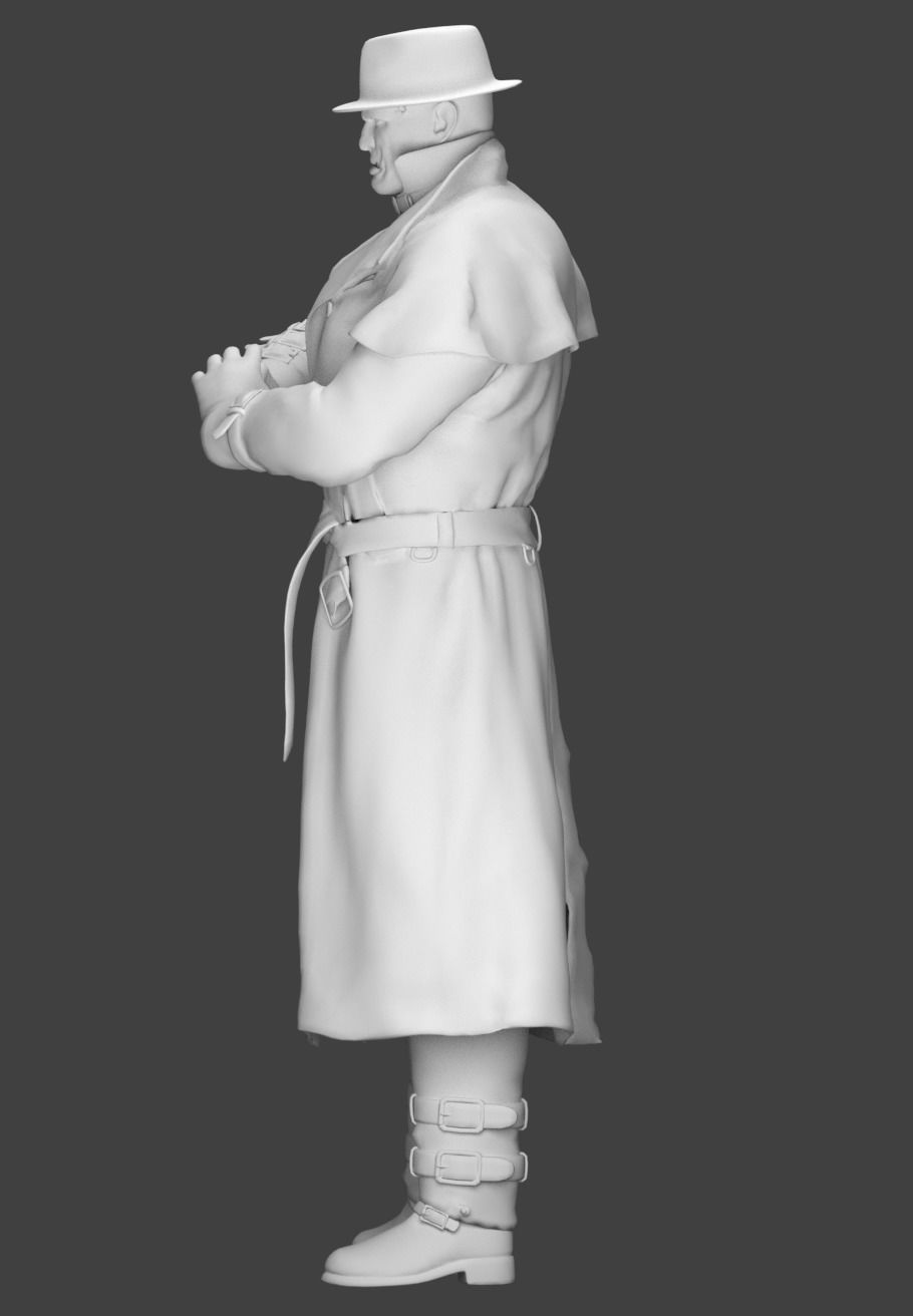 Mr X From Resident Evil 2 Remake 3D print model_3