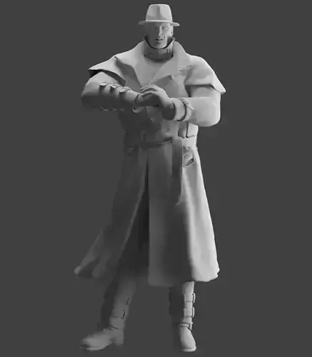 Mr X From Resident Evil 2 Remake 3D print model