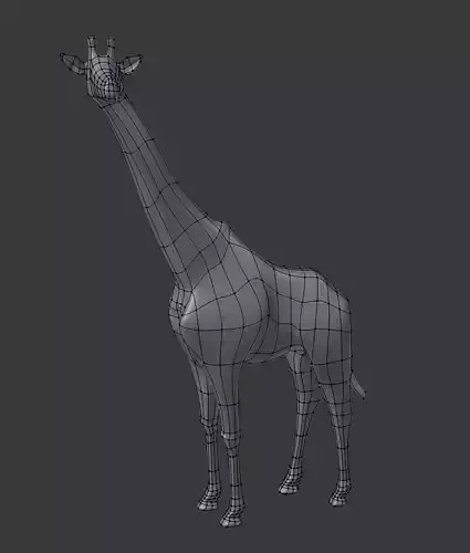 Low Poly Giraffe