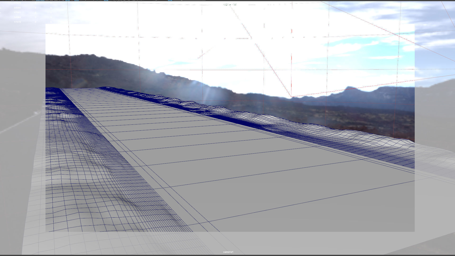 Realistic desert road - complete scene 3D model_8