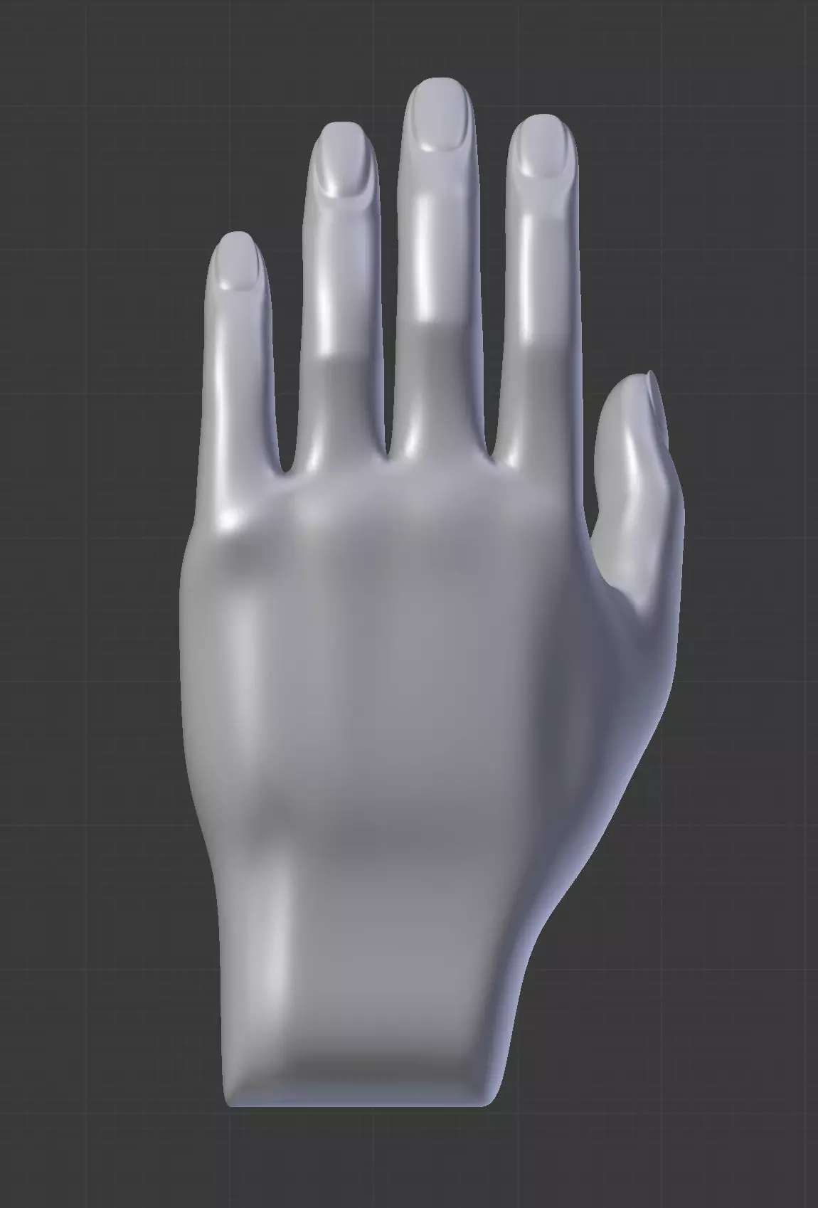 Hand for Character 3D model