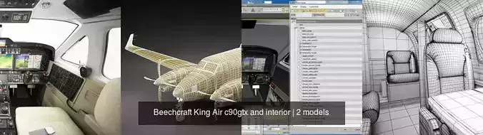 Beechcraft King Air c90gtx and interior