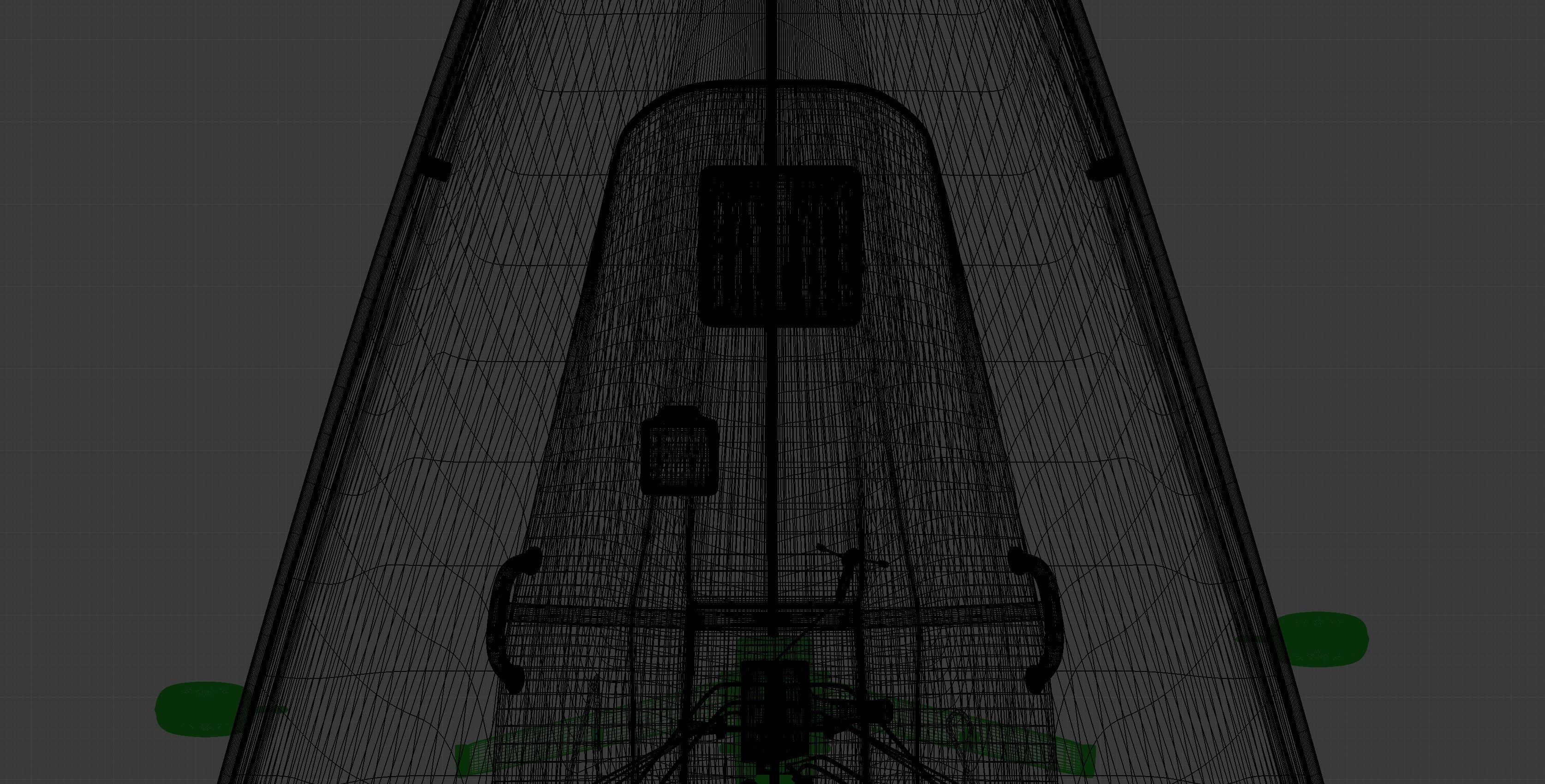 Detailed Sailing Ship 3D model_34