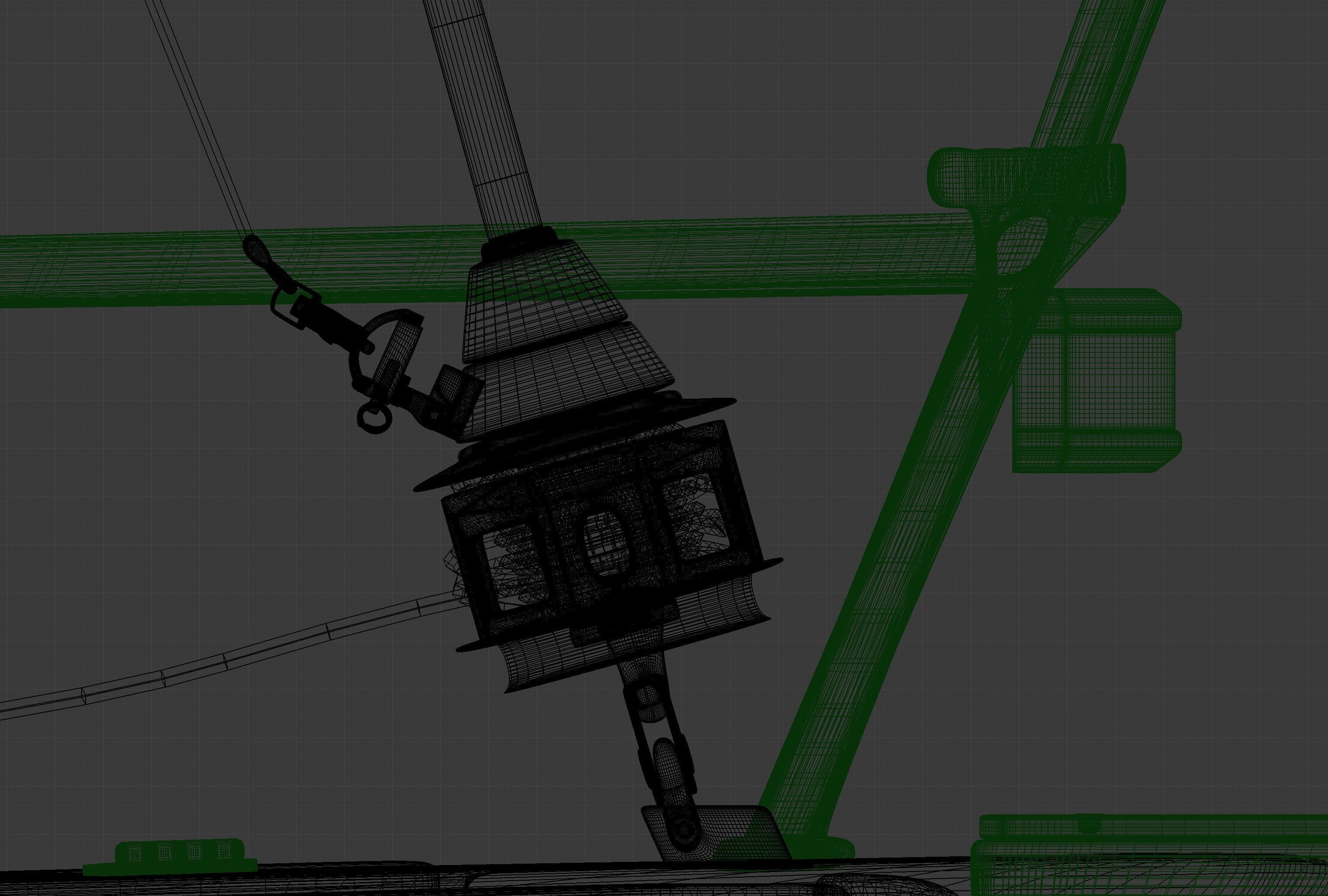 Detailed Sailing Ship 3D model_31