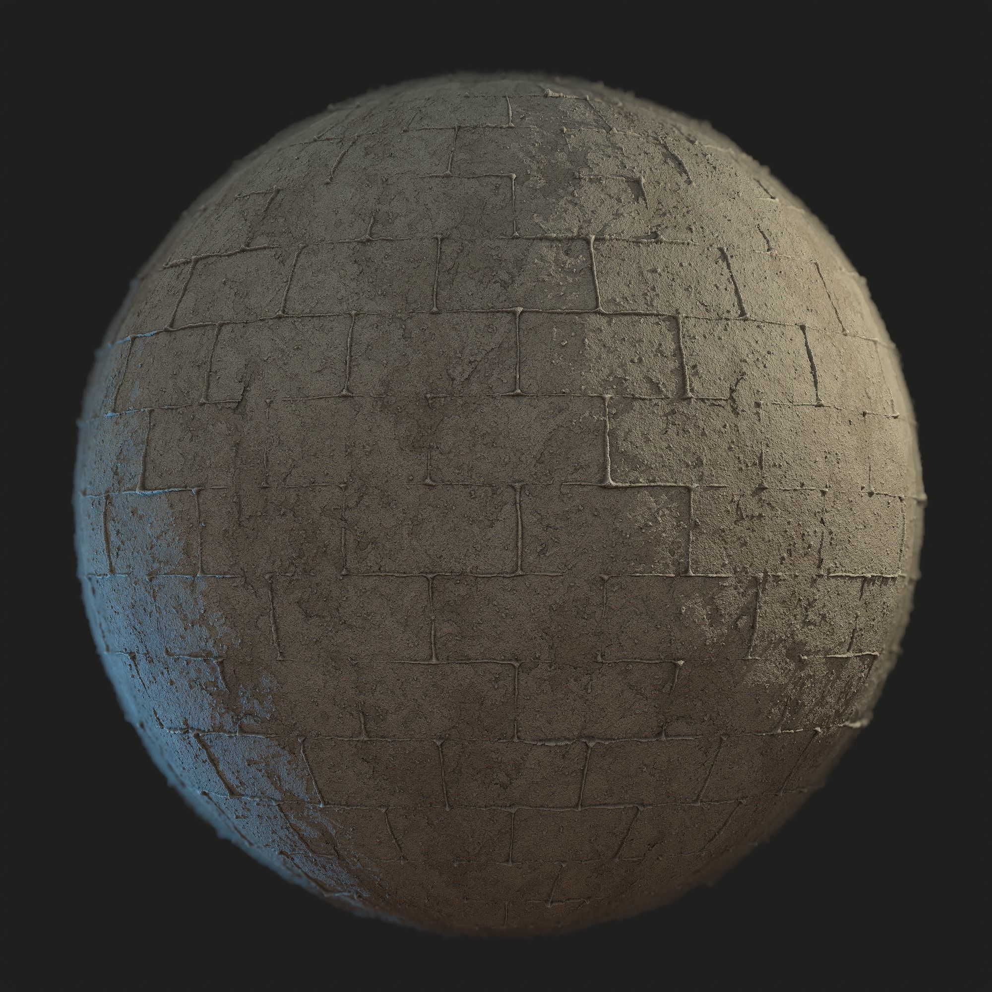 Sandstone brick tile Texture_2