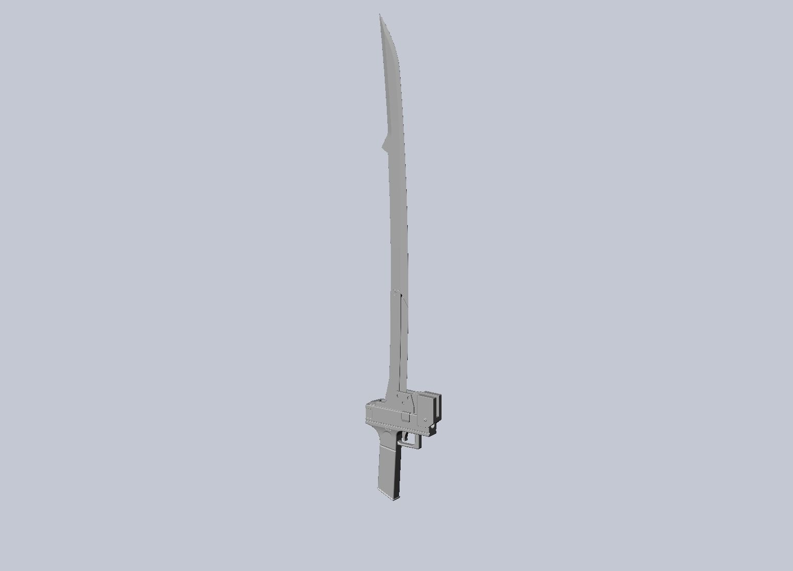 RWBY Blake Gun-Sword Gambol Shroud 3D print model_28