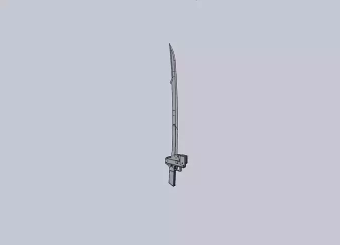 RWBY Blake Gun-Sword Gambol Shroud 3D print model