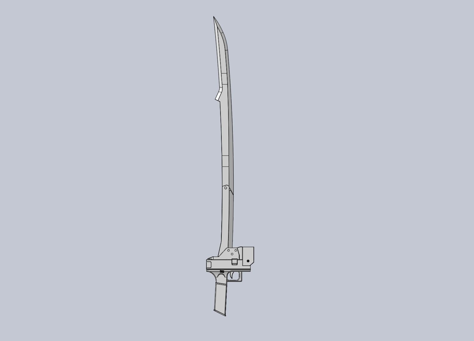 RWBY Blake Gun-Sword Gambol Shroud 3D print model_2
