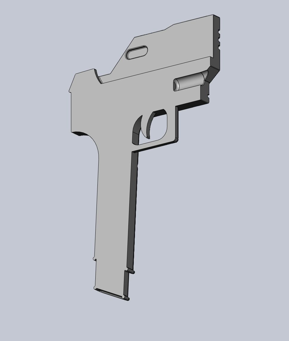 RWBY Blake Gun-Sword Gambol Shroud 3D print model_32