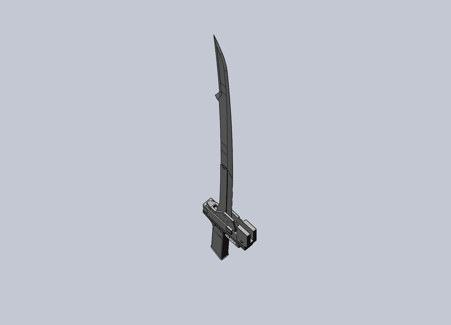 RWBY Blake Gun-Sword Gambol Shroud 3D print model_27