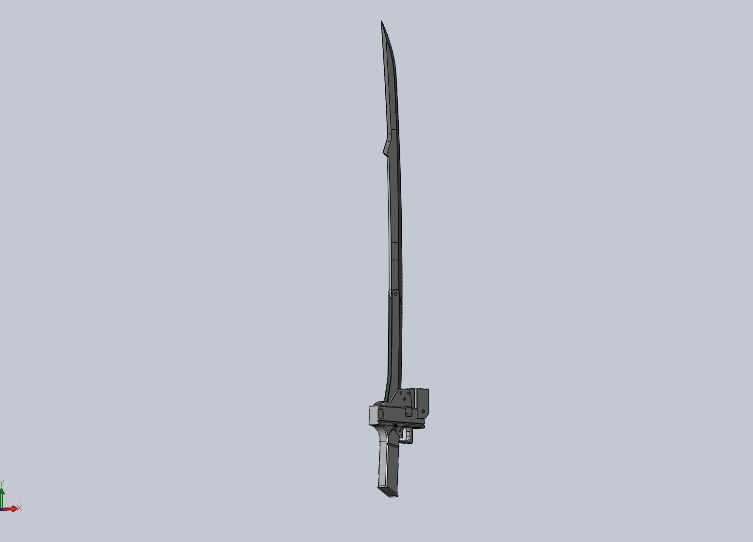 RWBY Blake Gun-Sword Gambol Shroud 3D print model_14