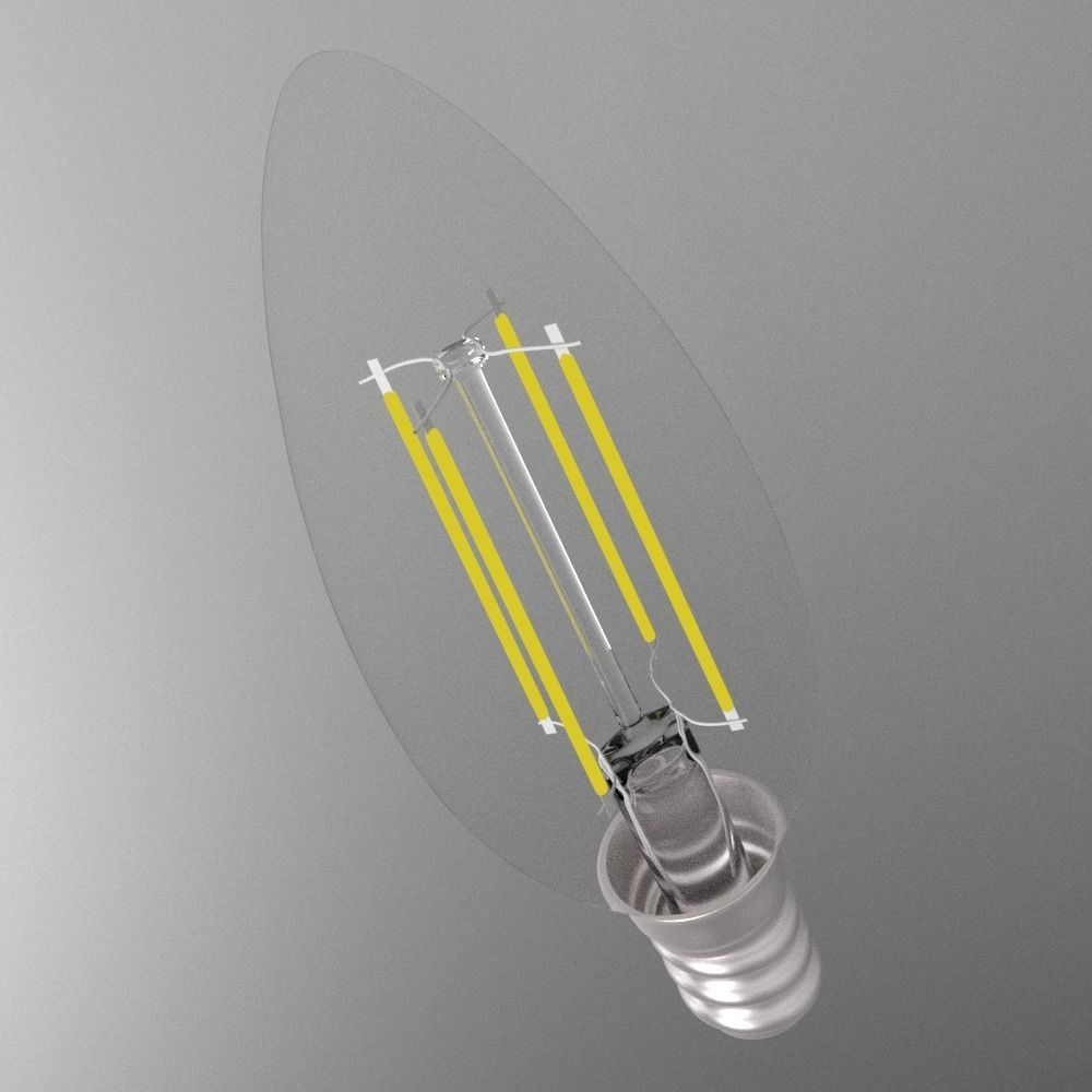  LED Light Bulb  3D model_3