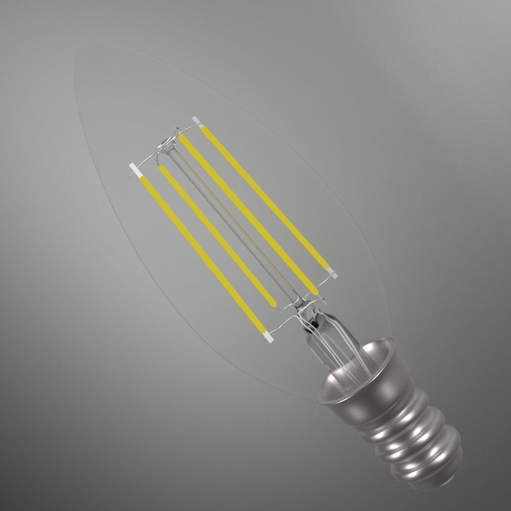  LED Light Bulb  3D model_2