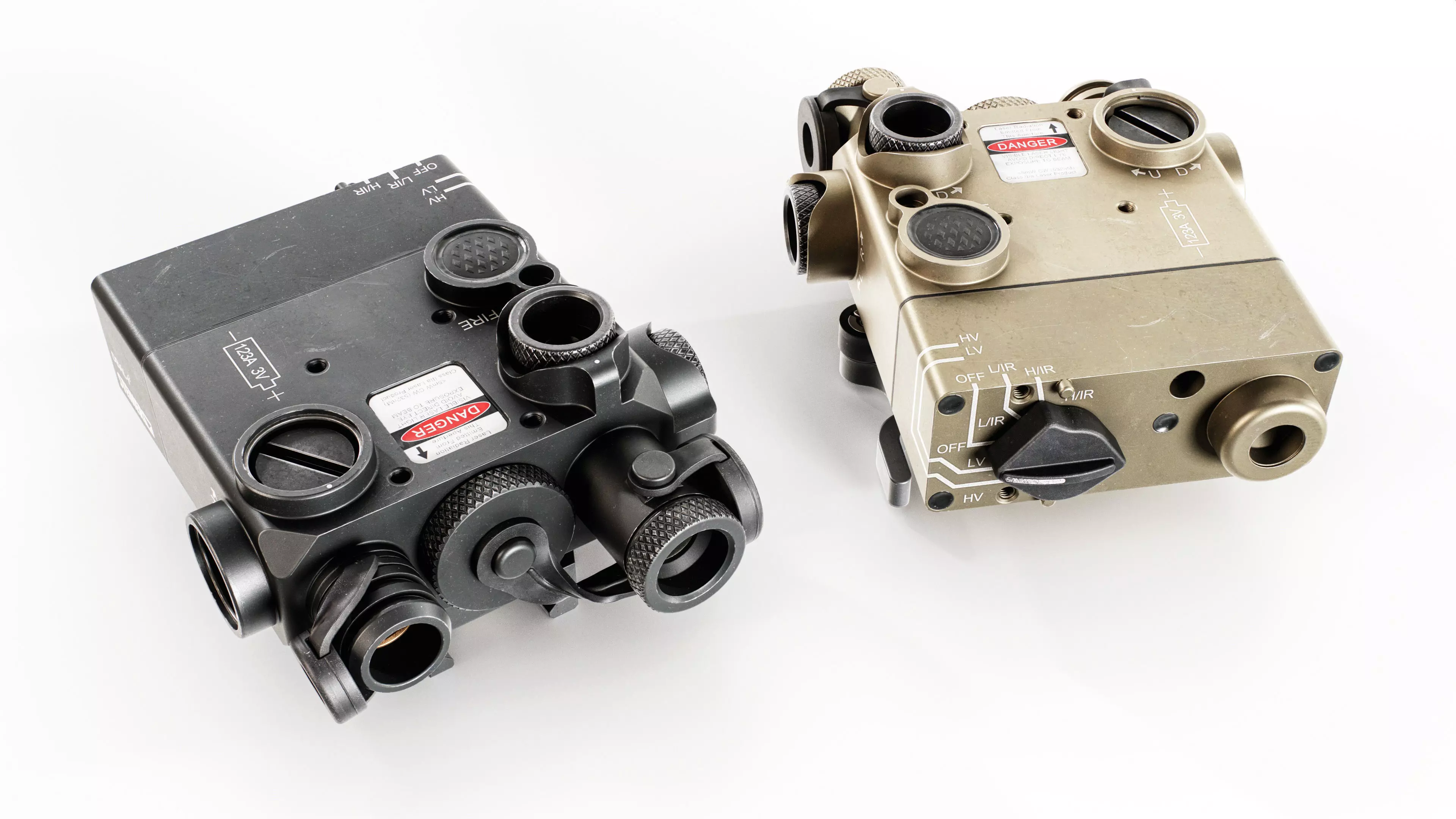 Steiner DBAL-I2 Green or Red visible and IR laser aiming device Low-poly 3D model_0