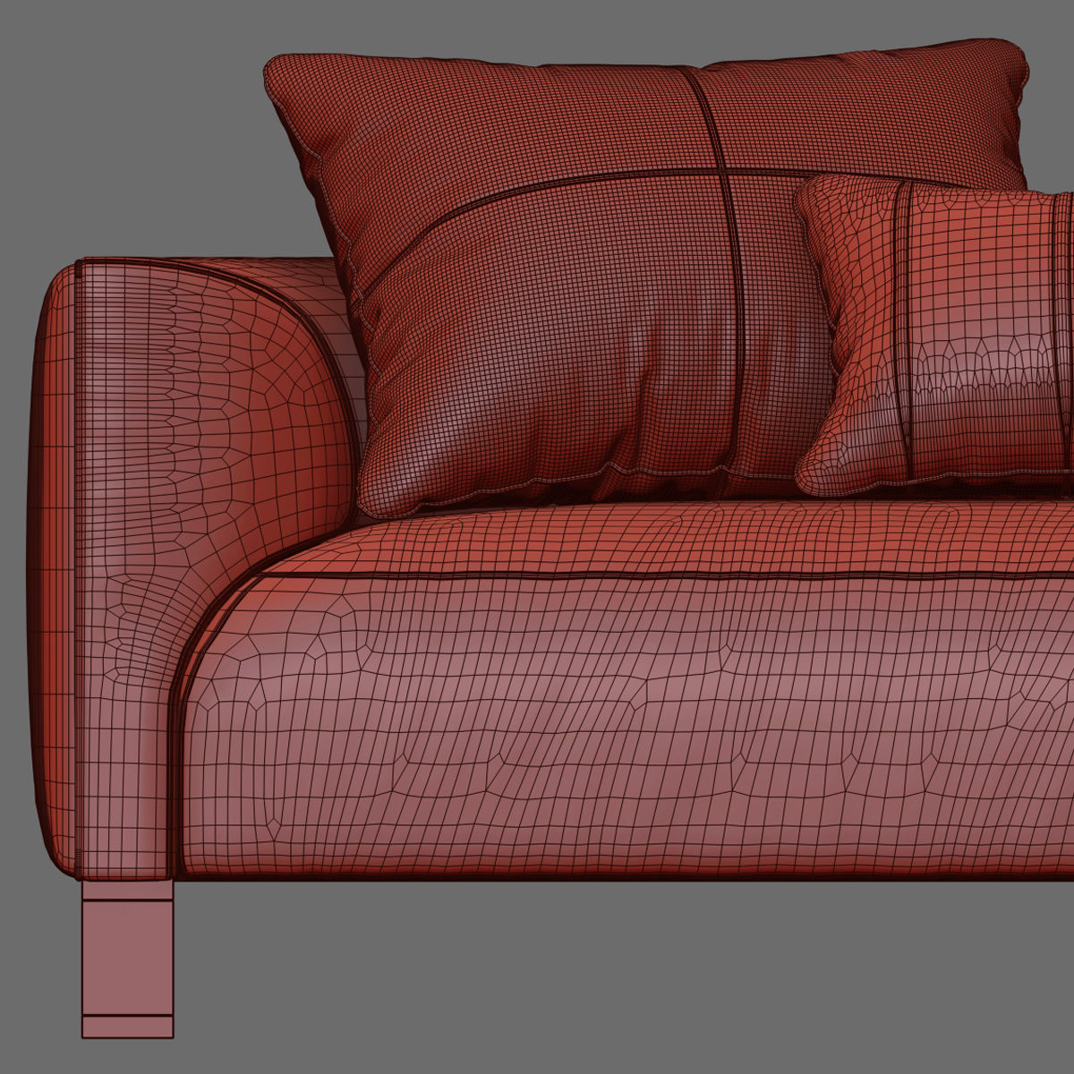 Longhi Fold sofa  3D model_4