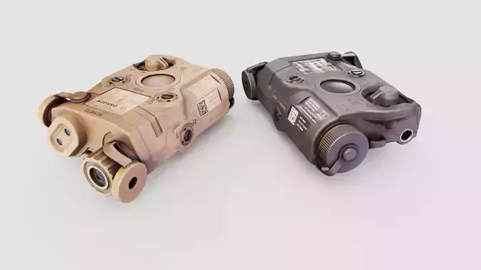 EOTech ATPIAL AN PEQ-15 Laser Aiming Device Low-poly 3D model