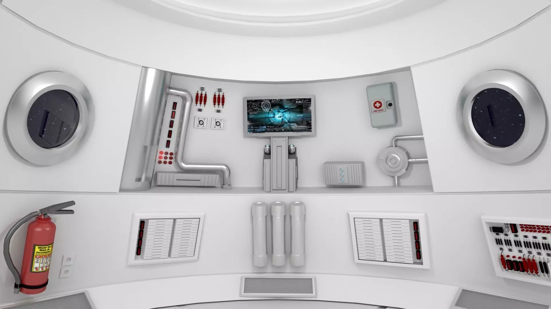 Launch Pod 3D model_0