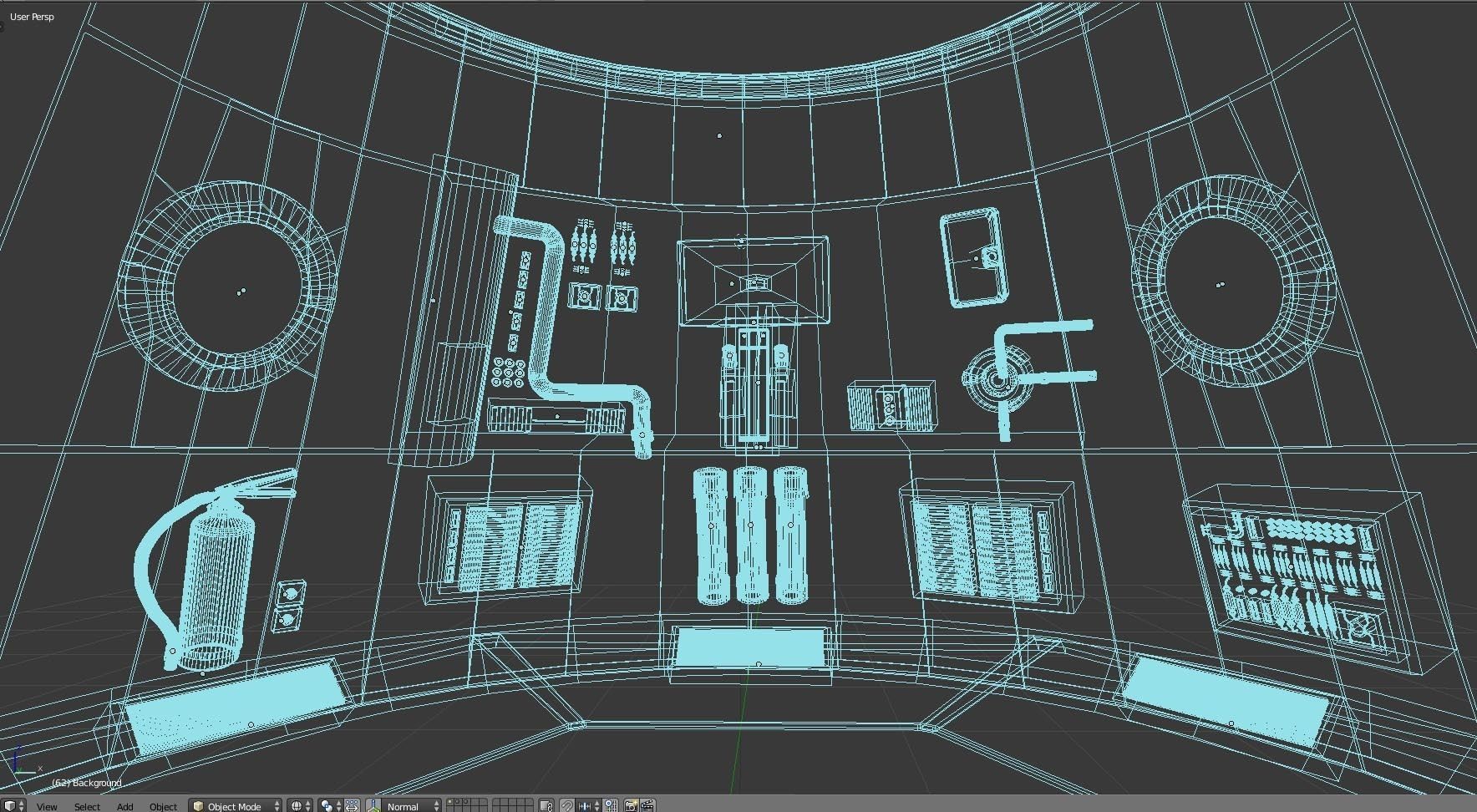 Launch Pod 3D model_1