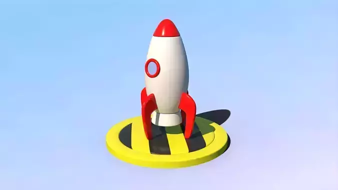 Toy Rocket Rigged