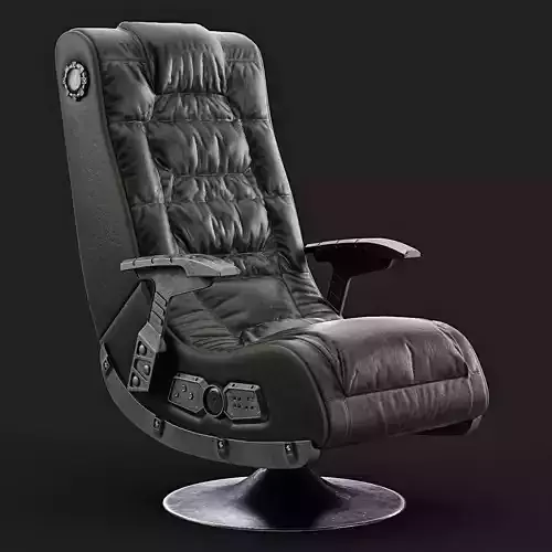 X-Rocker Chair Aged 3D model