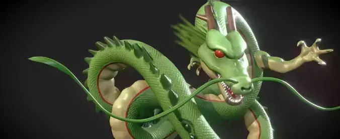 Shenron - Dragon Ball Low-poly 3D model