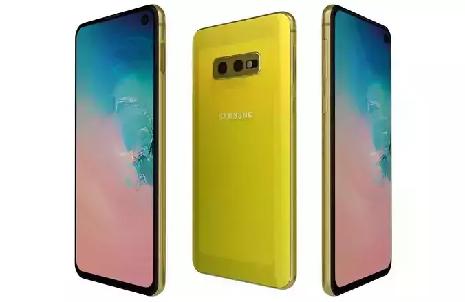 Samsung Galaxy S10e Canary Yellow 3D model