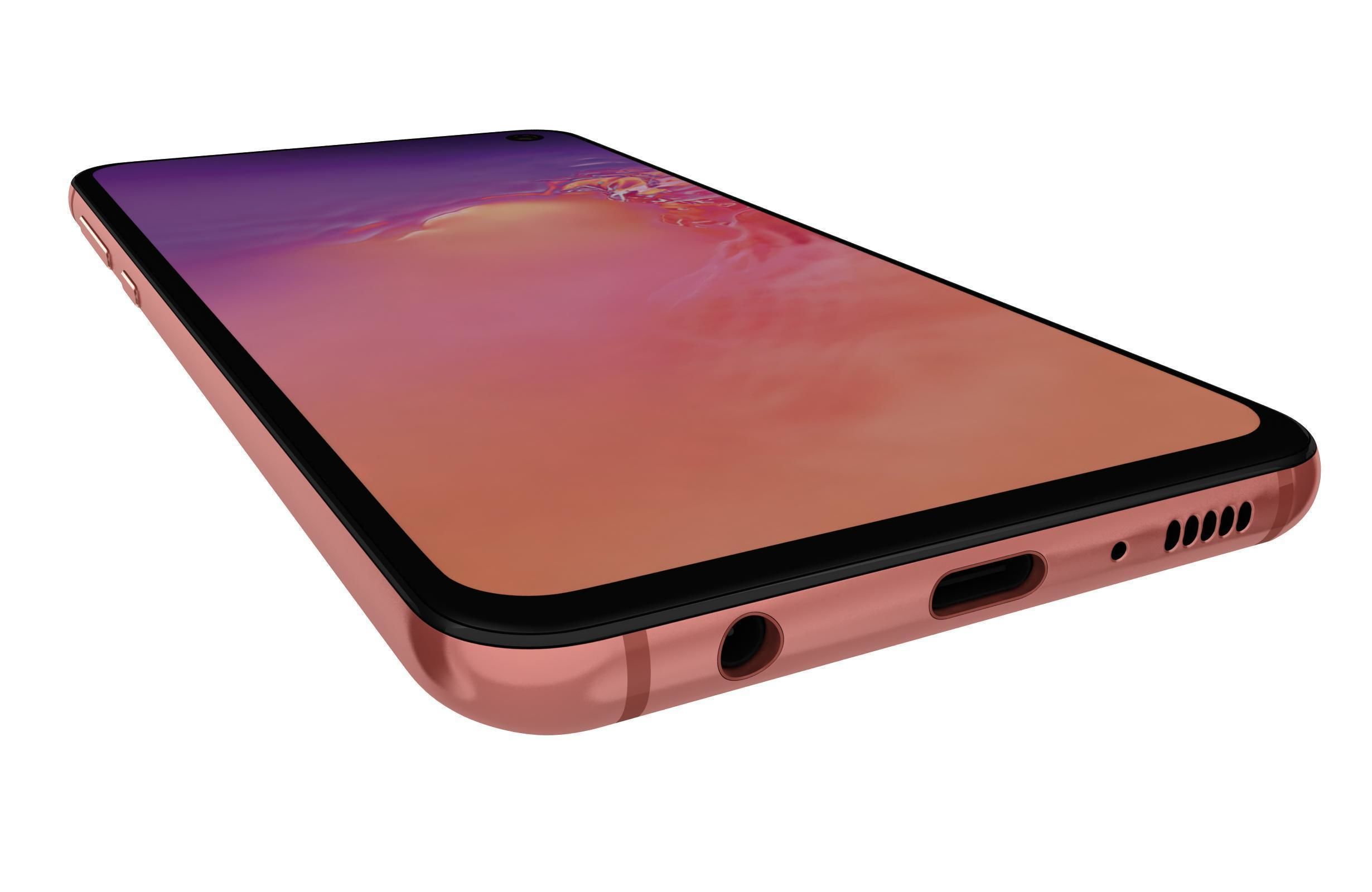 Samsung Galaxy S10e Flamingo Pink 3D model_9