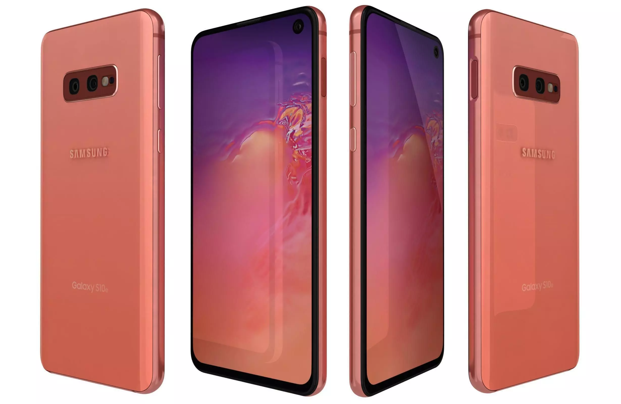 Samsung Galaxy S10e Flamingo Pink 3D model_0