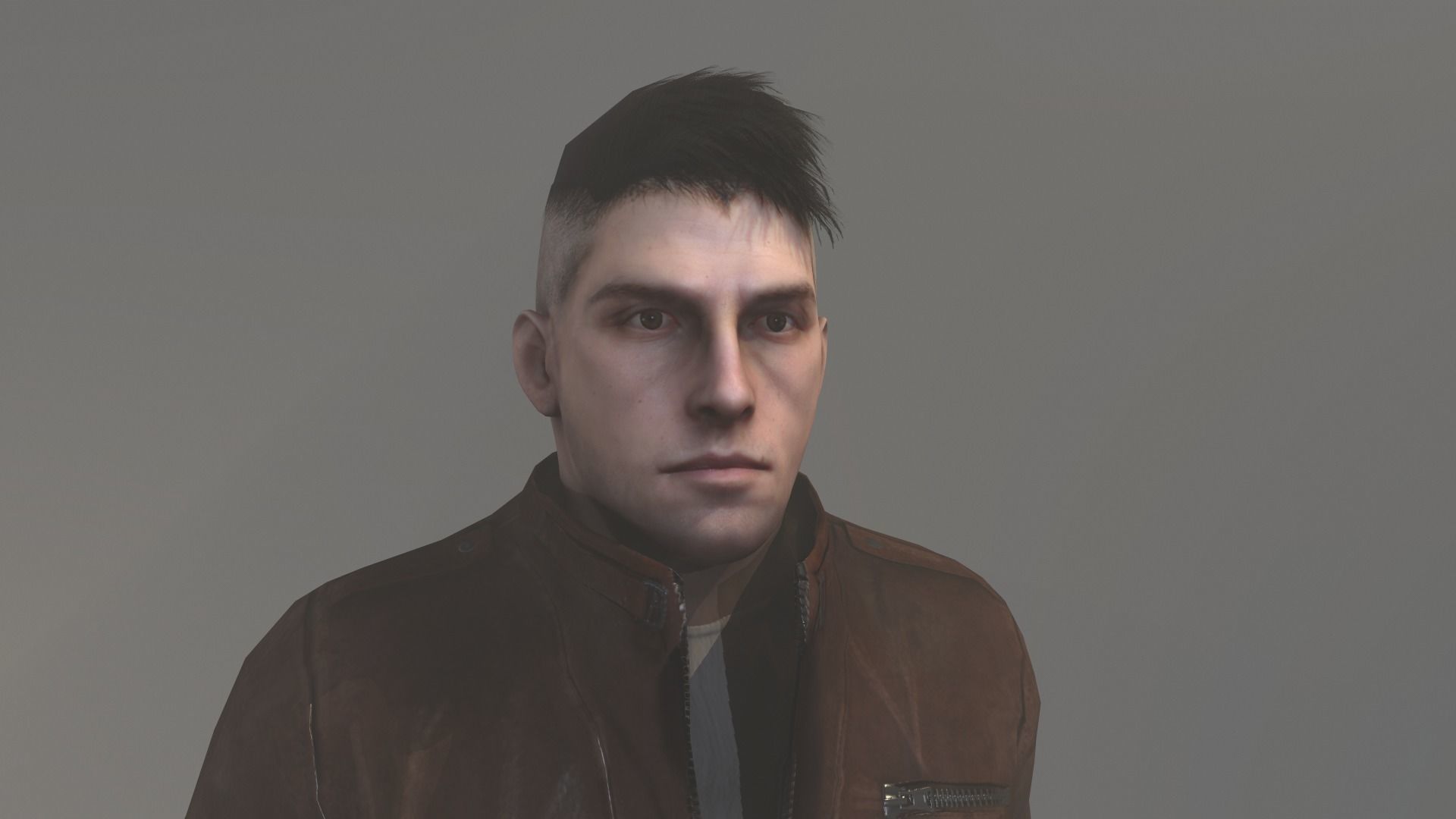 Protagonist realistic Character PBR  Low-poly 3D model_6